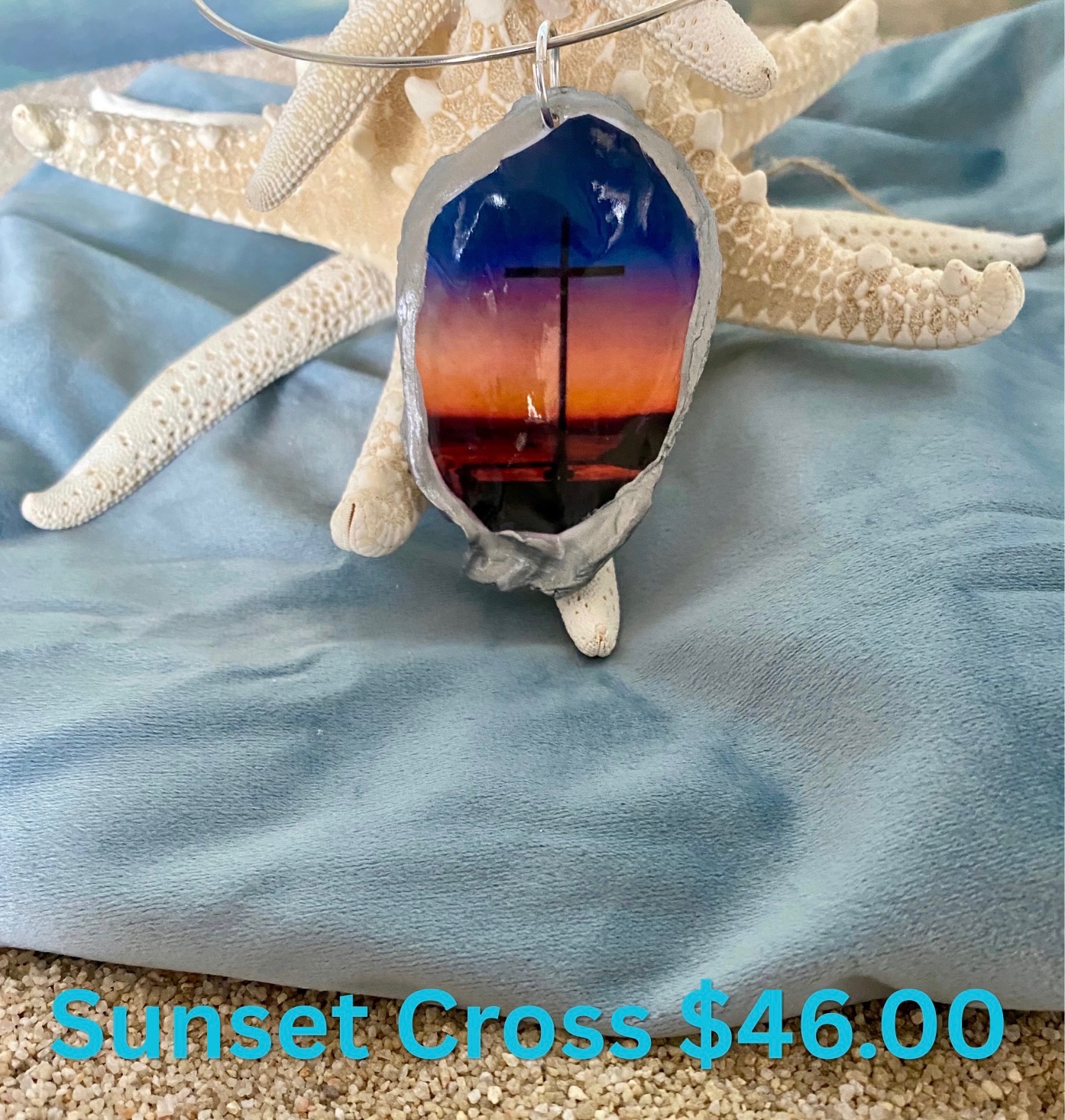Sunset Cross Necklace
